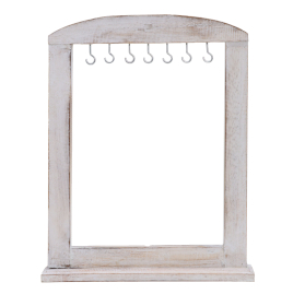 Srednji Viseći Stalak - Vintage Bijela (40x30cm)