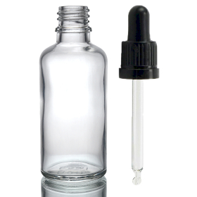 168x Prozirna Staklena Bočica s Prozirnom T/E Pipetom 100ml