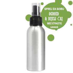 6x 100 ml Sprej za Prostor - Ogrozd & Bijeli Čaj - Bez Etikete