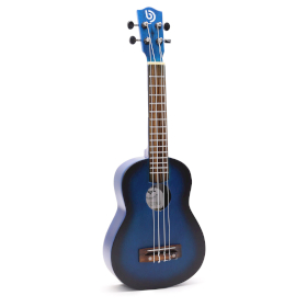 Ručno Izrađeni Ukulele – Plava Sunčev Sjaj Završna Obrada (4 Žice)