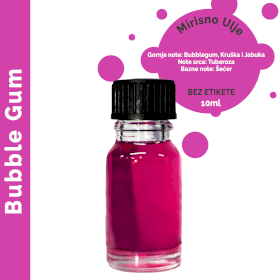 10x Bubblegum Mirisno Ulje 10ml - bez Etikete