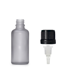 160x Mat Siva Staklena Bočica s Kapaljkom i Čepom 10ml