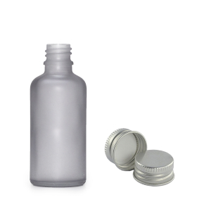 330x Mat Siva Staklena Bočica s Aluminijskim Čepom 30ml