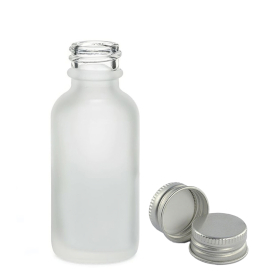 264x Mat Bijela Staklena Bočica s Aluminijskim Čepom 50ml
