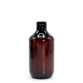 10x Jantarna Plastična Boston Boca 250ml - Bez Poklopca