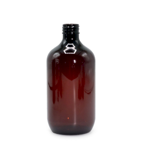 10x Jantarna Plastična Boston Boca 500ml - Bez Poklopca