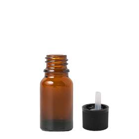 192x Bočica od Jantarnog Stakla s Kapaljkom i Sigurnosnim Čepom 10ml