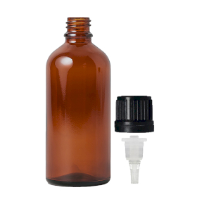 70x Boca od Jantarnog Stakla s TE Kapaljkom 100ml