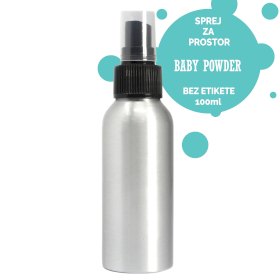 6x 100ml Sprej za Prostor - Dječji Puder - Bez Etikete