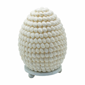 Boho Lampa od Morskih Školjki - Ovalna Buting Školjka - 15cm