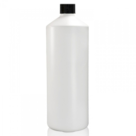 10x HDPE Plastična Boca s Crnim Čepom 1L