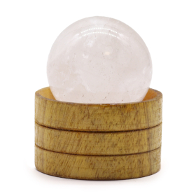 Kugla od Prirodnog Kristala 40mm – Gorski Kristal sa Stalkom