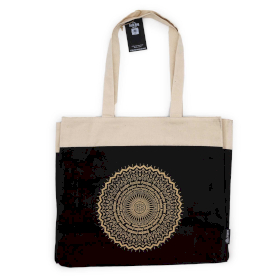 Velika Tote Torba (38x15x43 cm) Čokolada Stonewash 14oz – Mandala Slobode