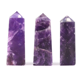 3x Obelisk od Dragog Kamenja - Afrički Ametist