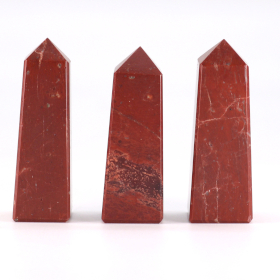 3x Obelisk od Dragog Kamenja - Crveni Jaspis