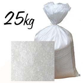 25x Bijela Himalajska Sol za Kupanje - Vreća od 25kg - 2mm