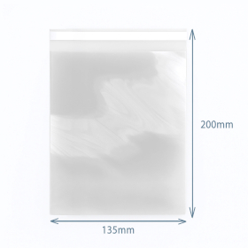 500x Polipropilenske Vrećice 135x200 mm