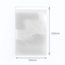 500x Polipropilenske Vrećice 160x250 mm