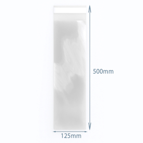 500x Polipropilenske Vrećice 125x500 mm