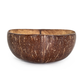 5x Srednja Zdjela od Prirodnog Kokosa – polirana – za rukotvorine – 6x13cm