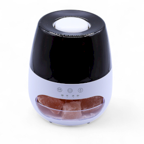 Aroma Difuzor s Efektom Plamena i Himalajskom Soli – Bijeli (USB) – Promjena Boja i Timer