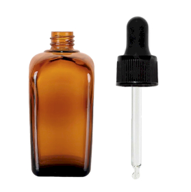 48x Jantarna Bočica Alkemičar s Pipetom 100ml