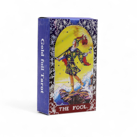 Set Tarot Karata s Plavom Folijom – Mandala - s priručnikom