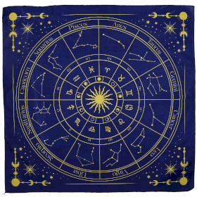 Platno za Čitanje Tarota – Zodijak (75 x 75cm)