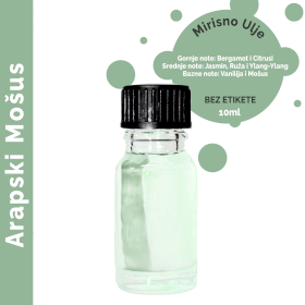 10x Arapski Mošus Mirisno Ulje 10ml - bez Etikete