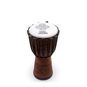 Srednji Pro Djembe Bubanj - Zvuk Duše (nizak ton) - 40cm (promjer 18cm)