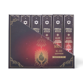 12x Mirisni Štapići za Čišćenje Prostora s Crvenim Ahatom – Šafran