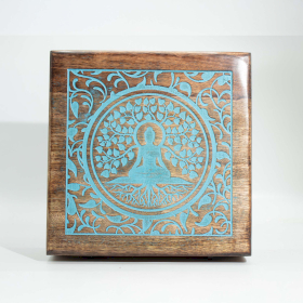 Ekstra Velika Mango Kutija – Buda & Bodhi Drvo