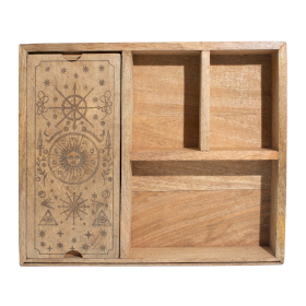 Tarot Kutija s Četiri Pretinca i Držačem za Karte