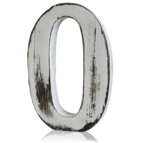 4x Shabby Chic Slova - O