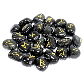 Indijske Rune u Vrećici - Crni Oniks