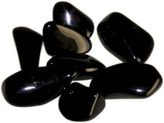 24x Veliko Polirano Kamenje - Crni Turmanin
