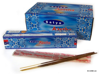 12x Nag Champa Mirisni Štapići - Aastha - 15g