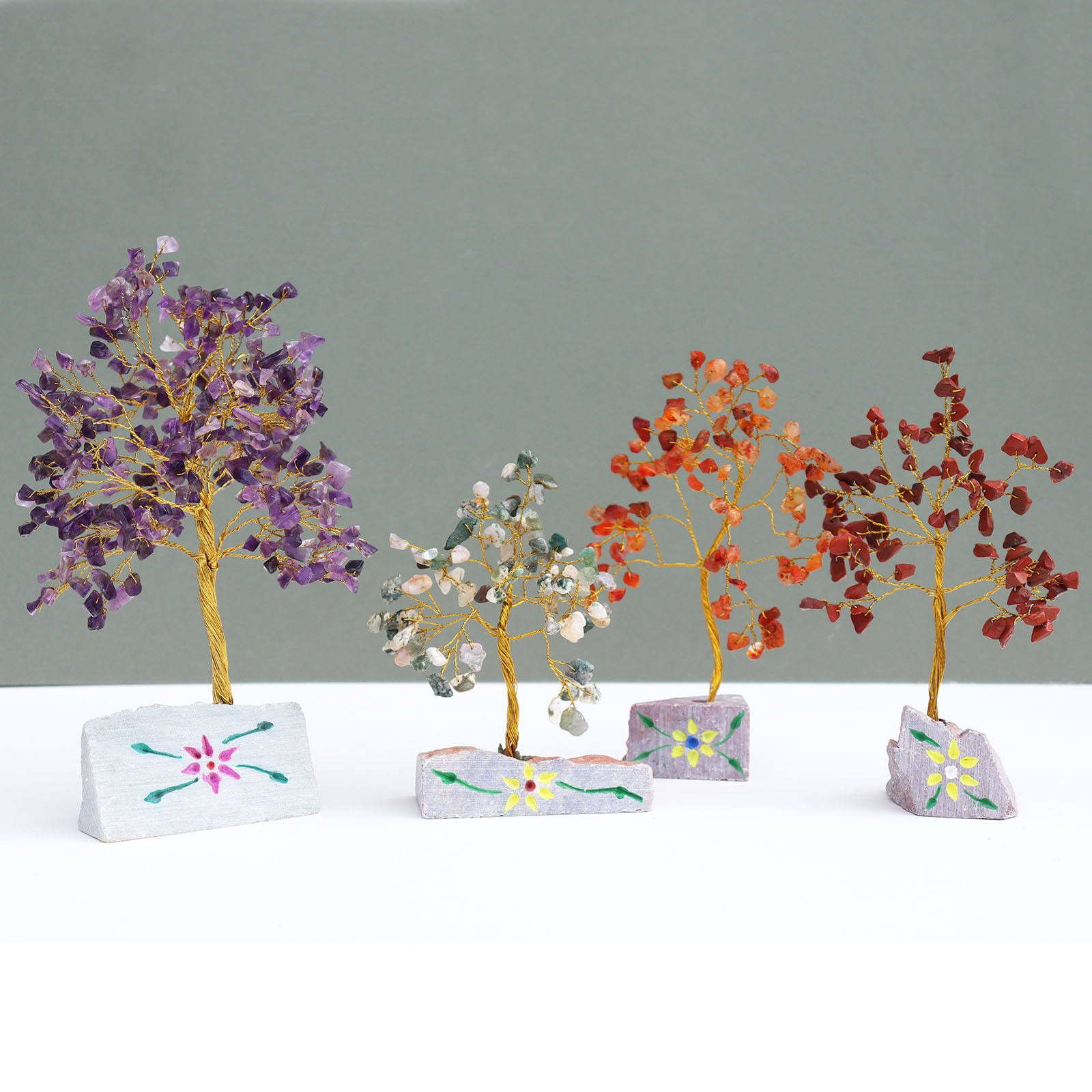 Indijska Stabla od Poludragog Kamenja